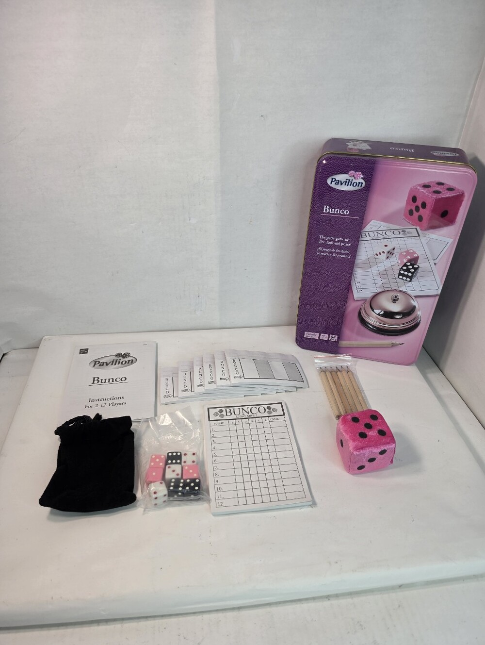 Pavillion 2008 Toys R Us  Bunco party game set Limited Condition. (No Bell)
